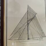 Volunteer sailboat frame