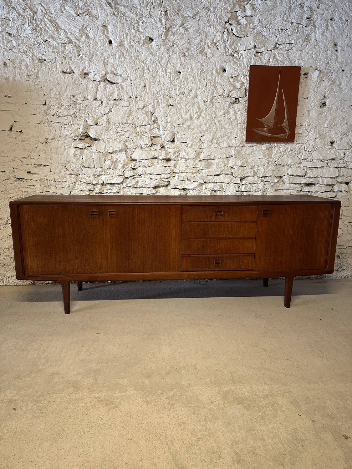 Enfilade scandinave vintage en teck