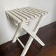 Tabouret de pêche à lattes vintage
