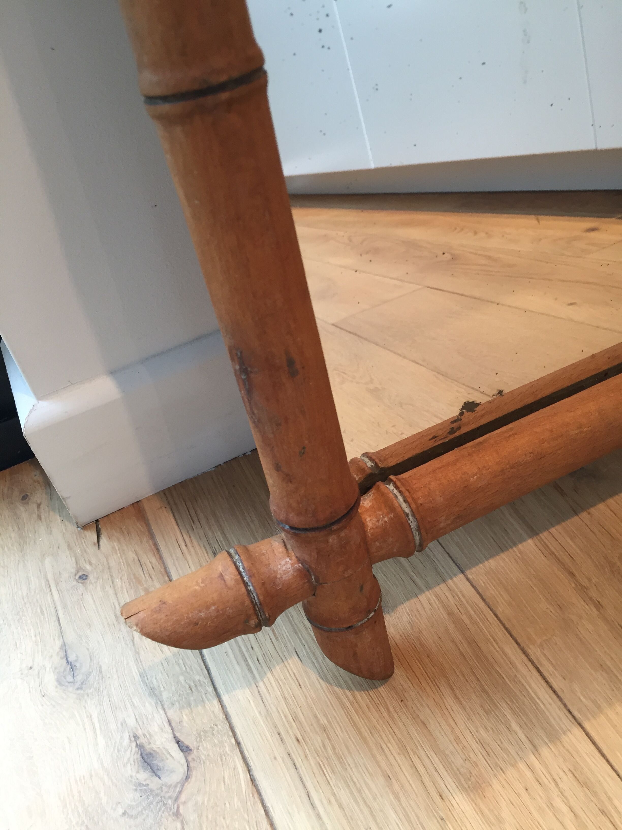 Mirror bamboo vintage 50/60s - 49x62cm