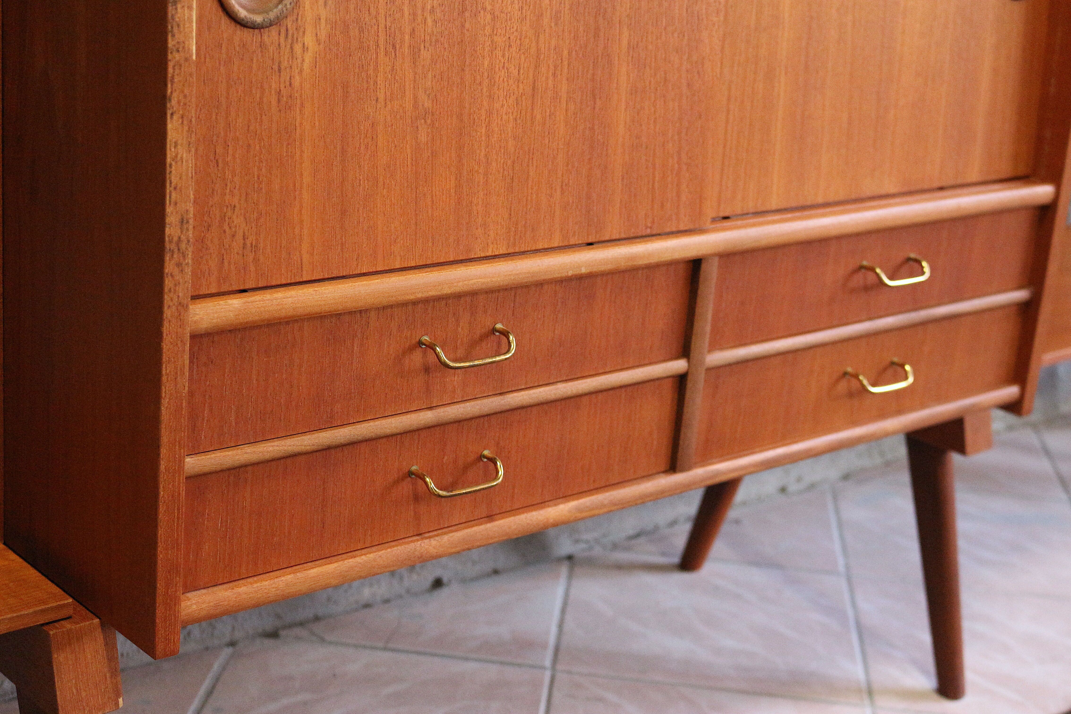 Mid century teak shelf, 1960's Norway