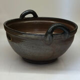 Belgian stoneware dish signed