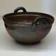 Belgian stoneware dish signed