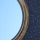 Pair of oval mirrors from the Louis Philippe period in gilded wood.