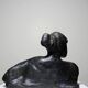 Buste de femme céramique XXe artisanat d'art à identifier