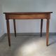 Antique desk made of solid wood and leather.