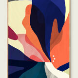 Art poster printemps bleu 50×70 cm