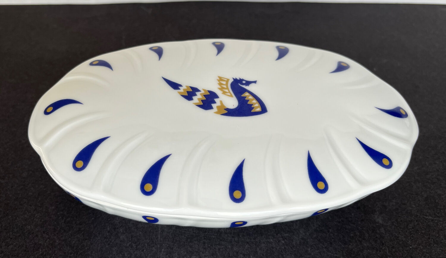 Bernardaud porcelain candy box for Air France