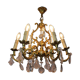 Bronze lusre and crystal grapevines