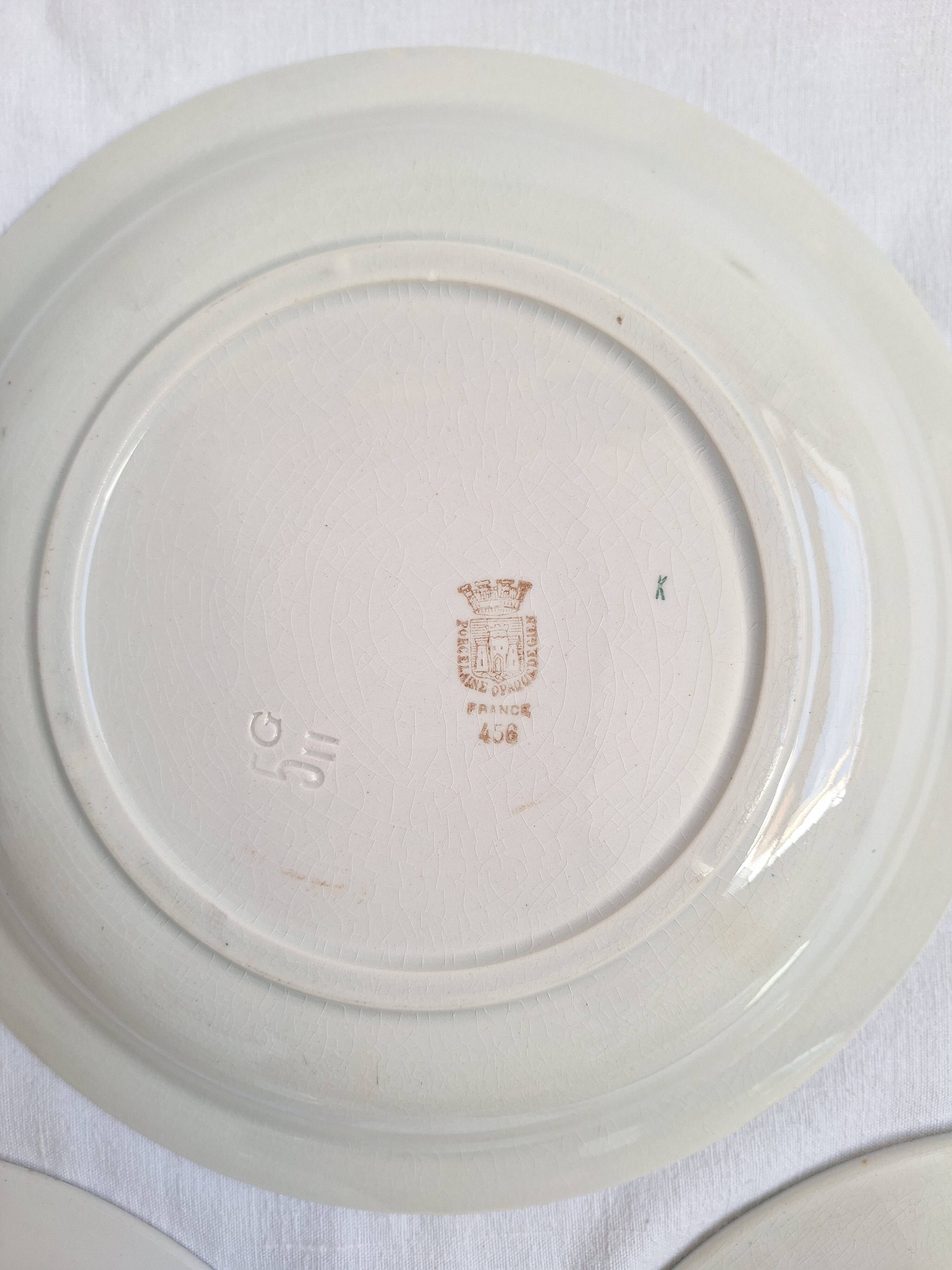Shallow dish Gien, Moulin des Loups, K&G Luneville
