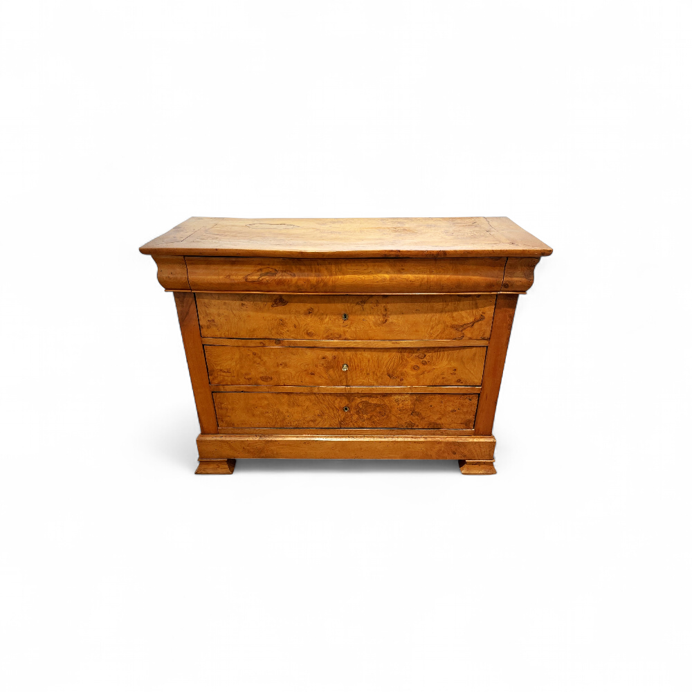 Charles X Commode, Elm, circa 1830