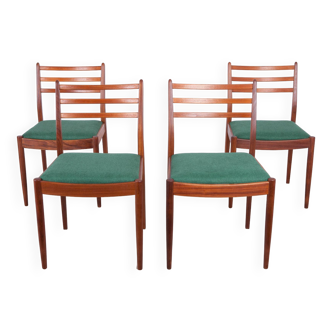 Set de 4 chaises de salle à manger en teck par Victor Wilkins pour g-plan, 1960s