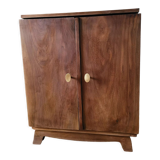 Walnut bar cabinet