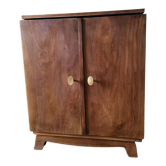 Walnut bar cabinet