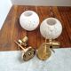 Golden sconces