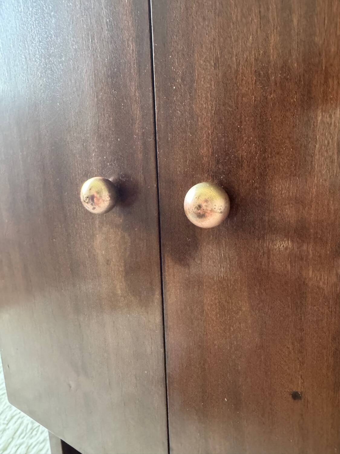 Art Deco vinyl record holder cabinet