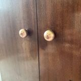 Meuble porte vinyles Art Déco
