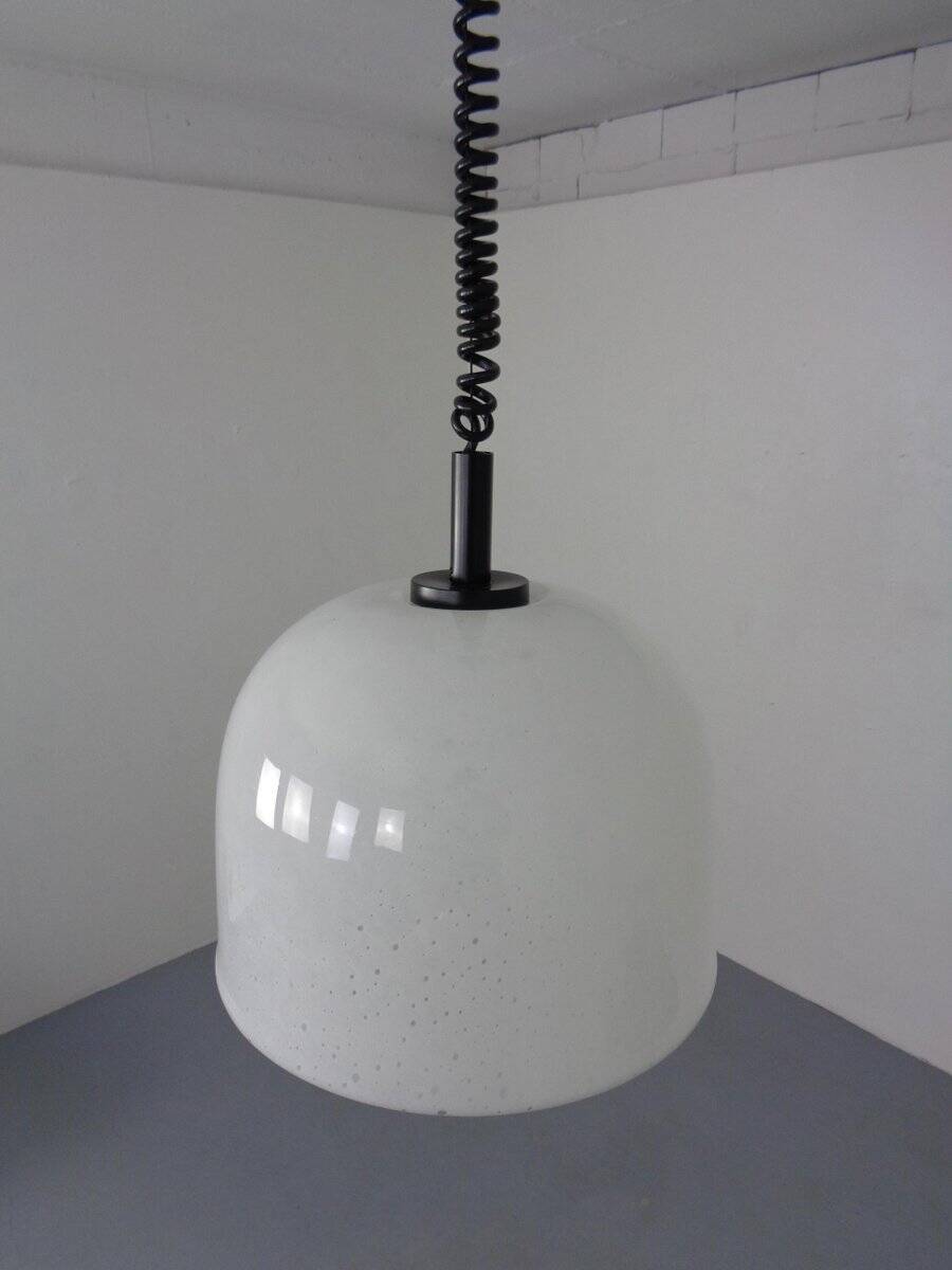 Glass ceiling lamp from Peill & Putzler, Germany, 1960s.