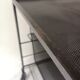 Perforated black metal trolley service, Matégot 1950 design