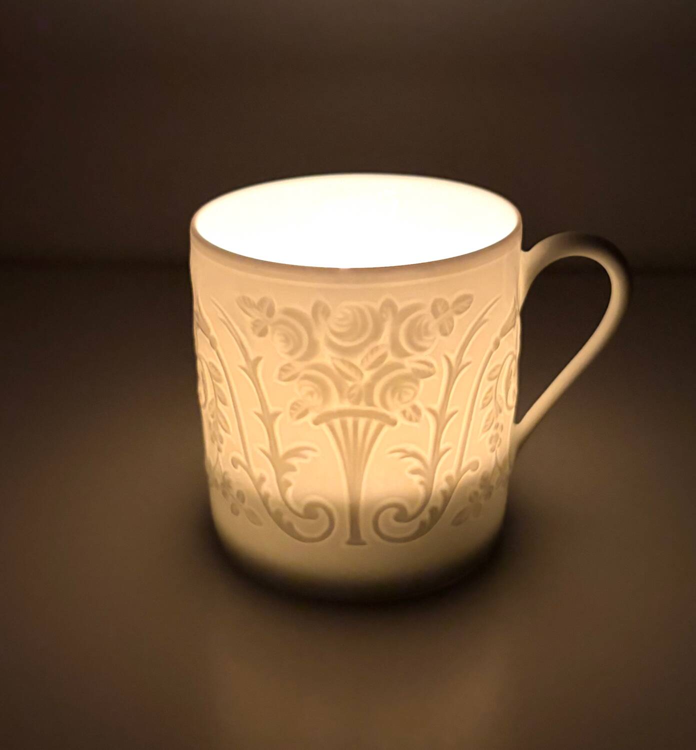 Pair of Limoges porcelain cups - Maison Raynaud - Washington