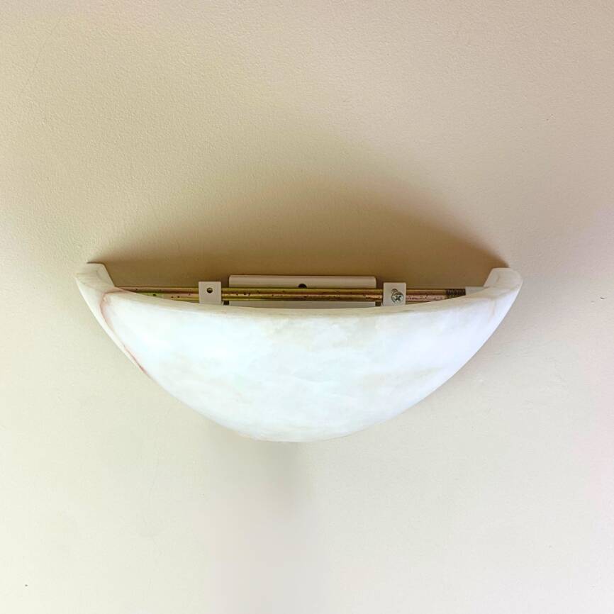 Alabaster wall lamp by Eclipsi, Spain, 1990s