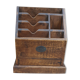 Vintage wooden office organizer