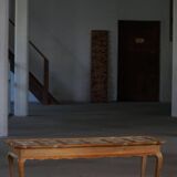 Modern Danish coffee table/console in oak with tiled top, Frits Henningsen, 1950s.
