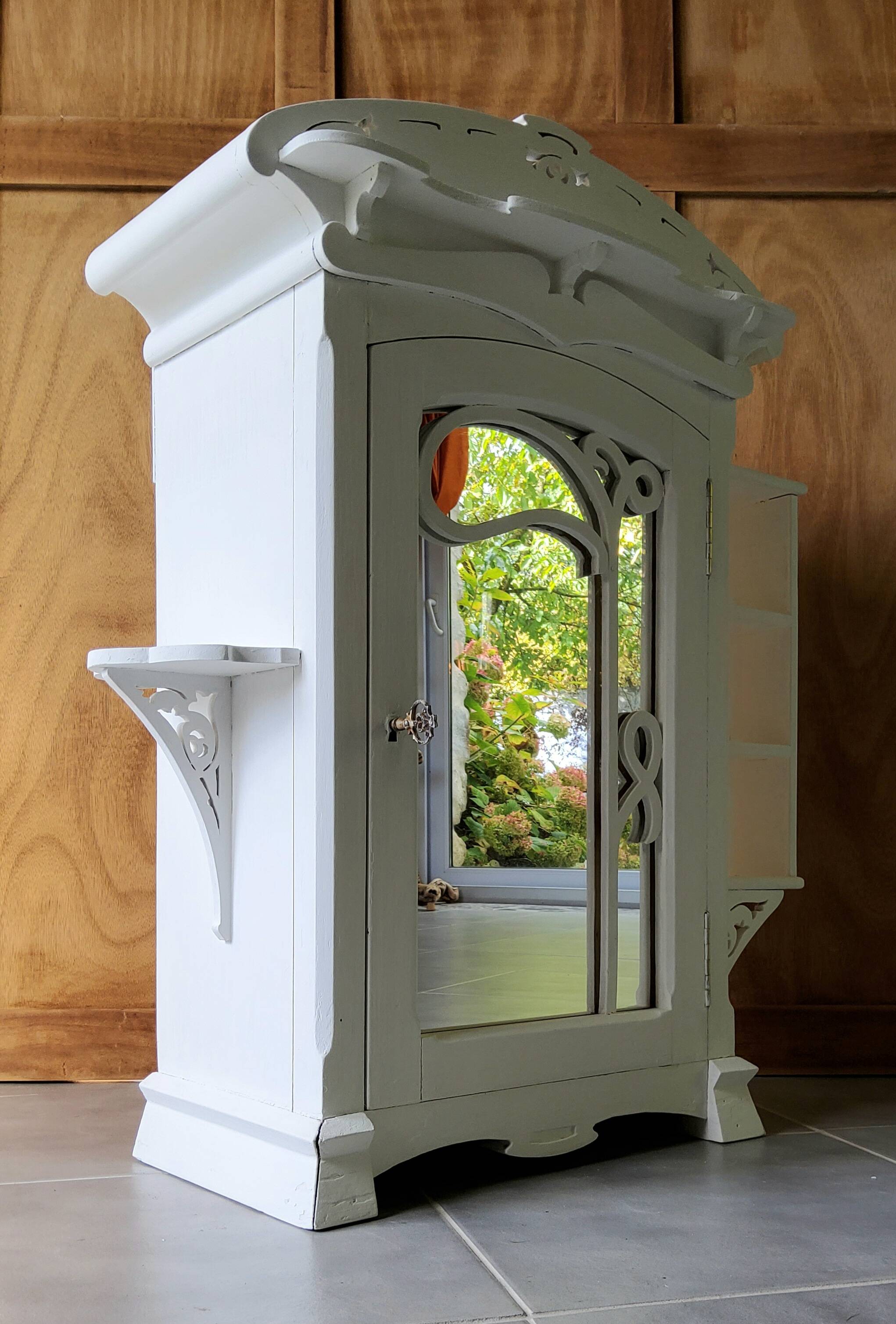 Antique bathroom cabinet