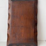 Brutalist wooden tray