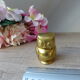 Figure Owl Hollow Brass Sculpture Vintage Collection