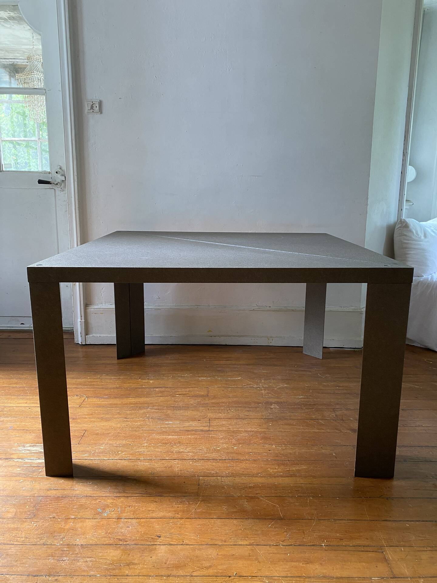 Deux tables Cassina Tangram par Massimo Morozzi vintage design Italie