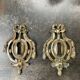 Pair of bronze lock entries, Louis XVI period