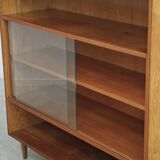 Libena 1960 glass display cabinet / bookcase