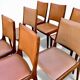 8 chaises scandinaves années 1960 de johannes andersen en palissandre massi