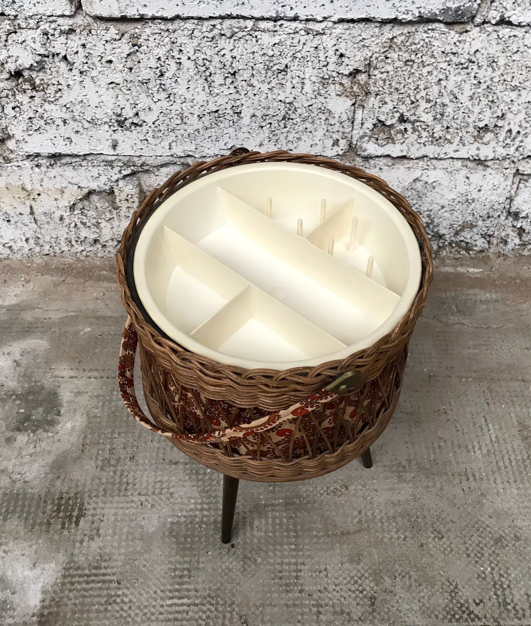Old sewing basket