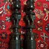 Ebony candlesticks