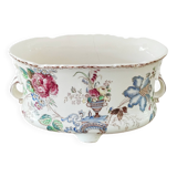 Flowerpot, bowl, earthenware centerpiece, ceramic, Sarreguemines