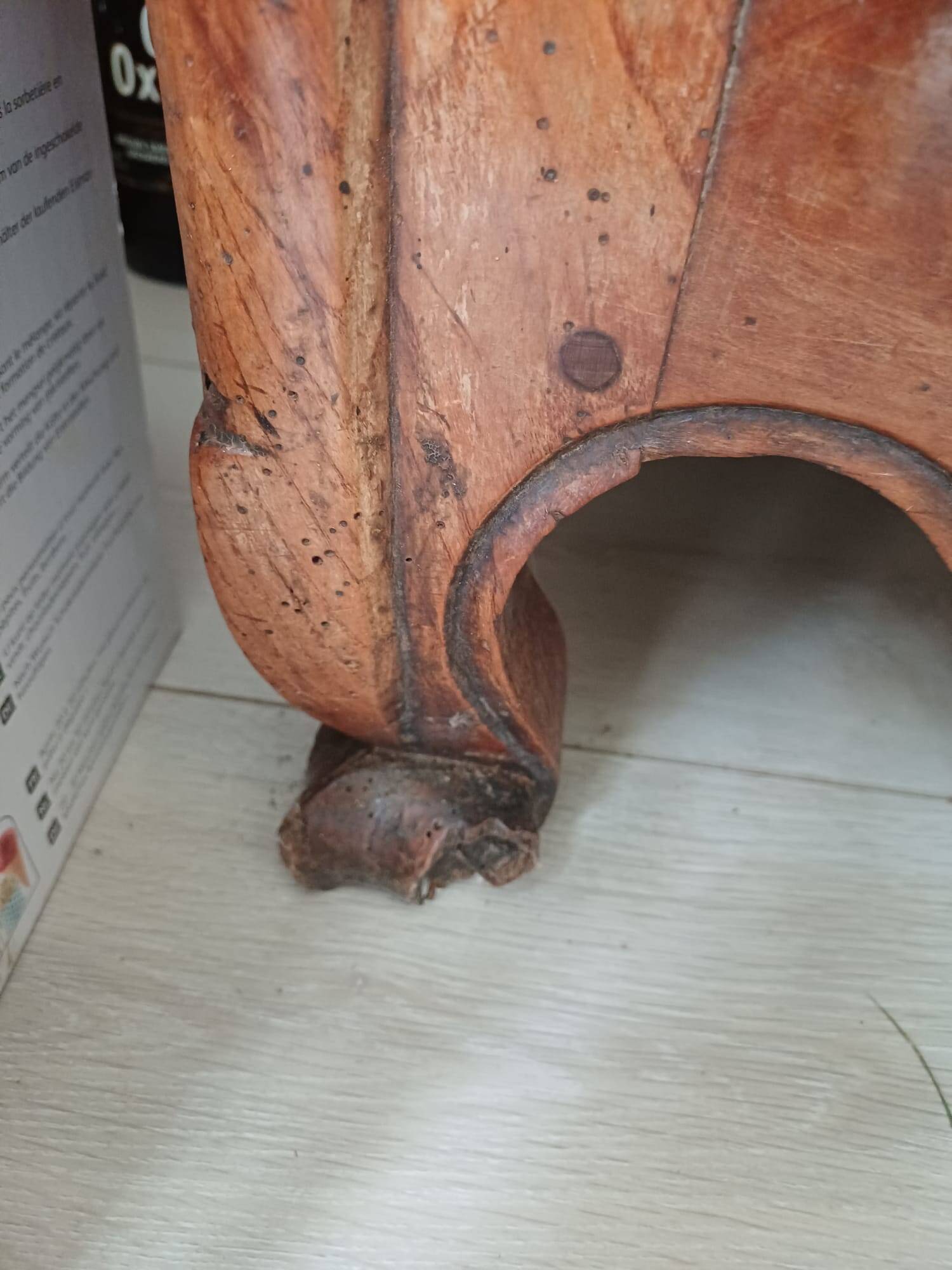 Antique Vendée cabinet in solid wood