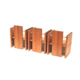 3x Very rare Modernist Brutalist armchair designed by architect Fritz Zeige