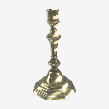 Candlestick in bronze and brass 18th century