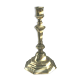 Bougeoir en bronze et laiton 18ème siècle