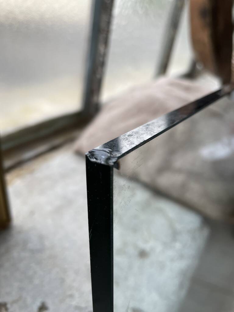 Romeo Rega chrome brass coffee table