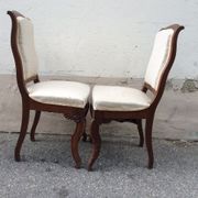 Paire de chaises chêne massif