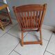Chaise enfant vintage en teck pliante