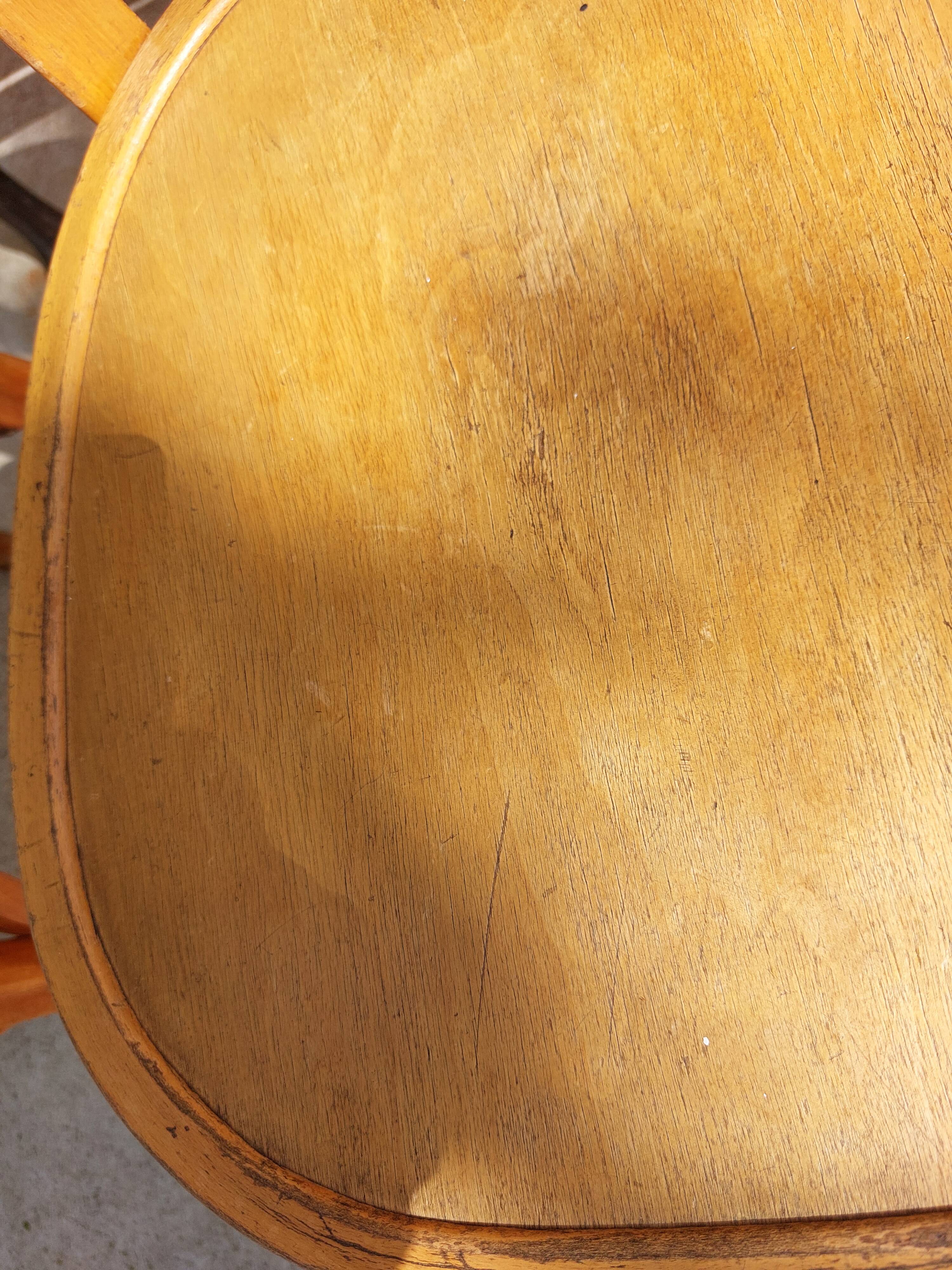 4 Baumann bistro chairs, different shades, vintage