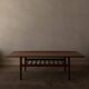 Danish Teak Coffee Table with Slatted Shelf, Grete Jalk 1960s
