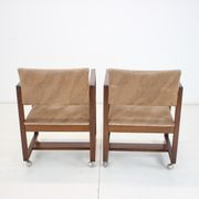 Paire de chaises ou fauteuils Tchécoslovaquie, années 1980