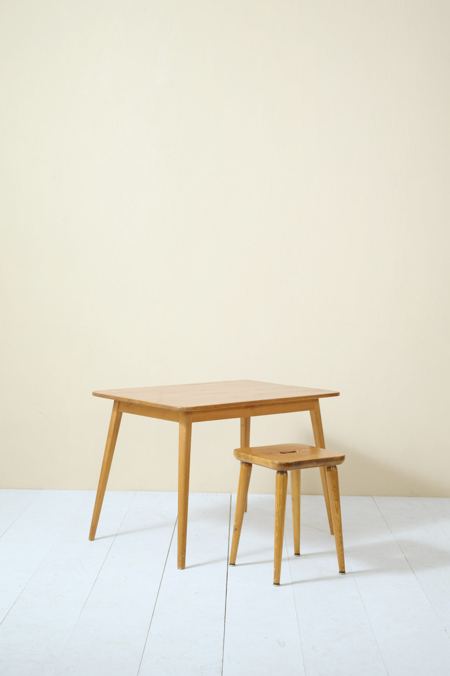 Swedish desk and stool by Göran Lalmvall 1940/50