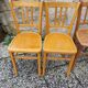 Lot 4 chairs Luterma vintage bistro