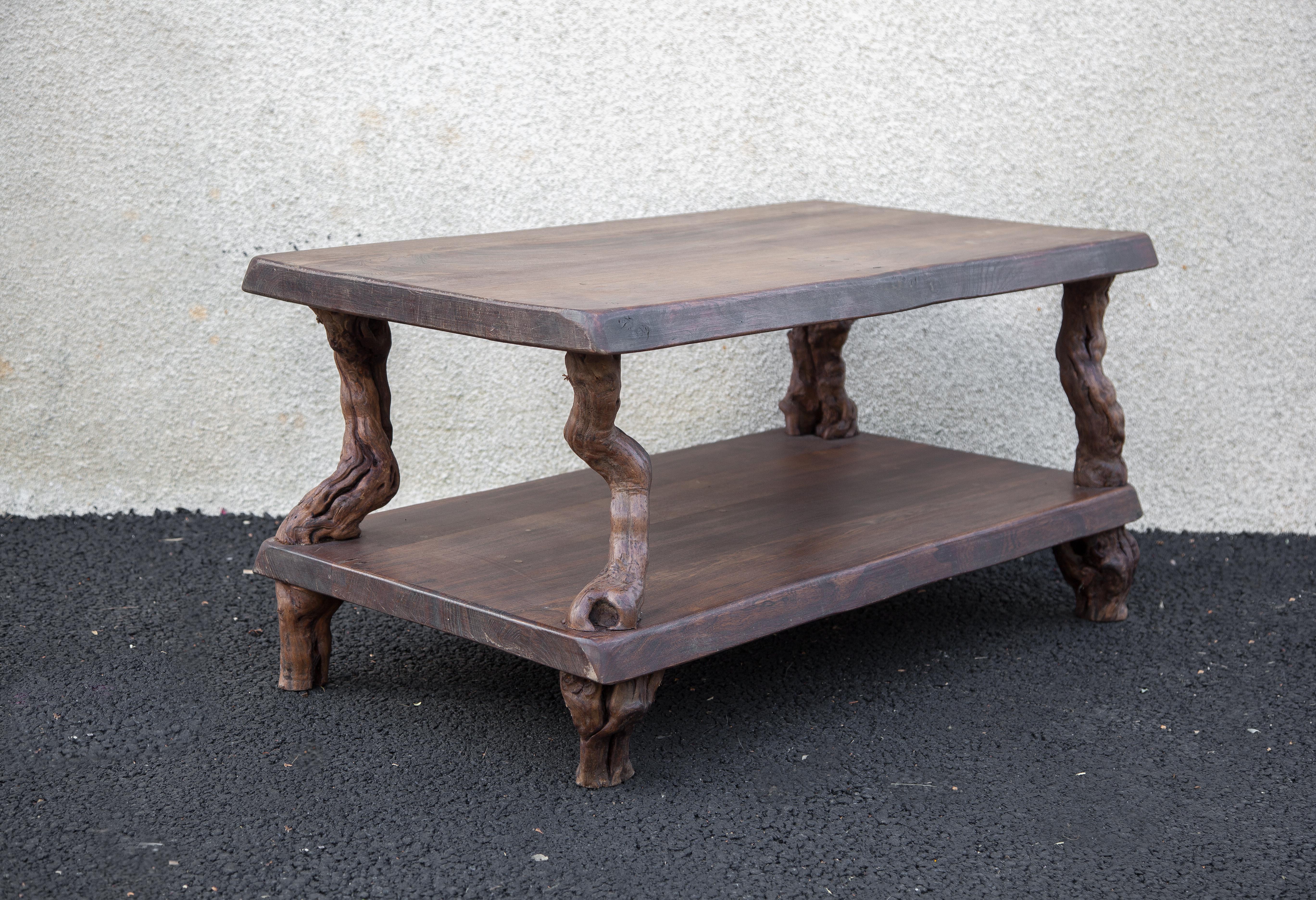 Vintage vine and wood table